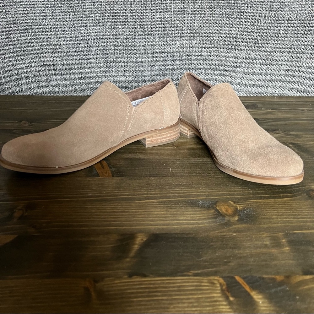Taupe Gray Suede Women's Shaye Low Booties